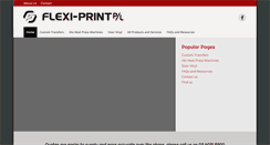 Desktop Screenshot of flexiprint.com.au
